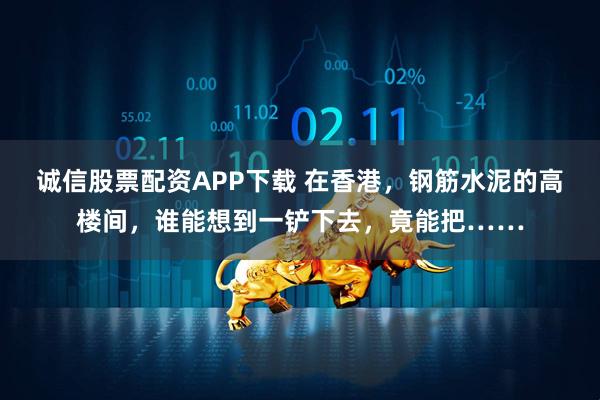 诚信股票配资APP下载 在香港，钢筋水泥的高楼间，谁能想到一铲下去，竟能把……